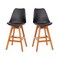 Flash Furniture 27 Inch Black Plastic and LeatherSoft Barstools, PK 2 CH-210925-7-BK-GG - alternate 7